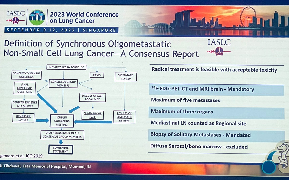 drsabita's tweet image. So proud of my colleague @Anil_Tibdewal who’s presenting on #PrecisionManagement of #Oligometastatic disease in #LungCancer at the #LMIC plenary session on the final day of #WCLC23 @IASLC @TataMemorial @RadOncTMC @naveenmummudi1 👏👏👏