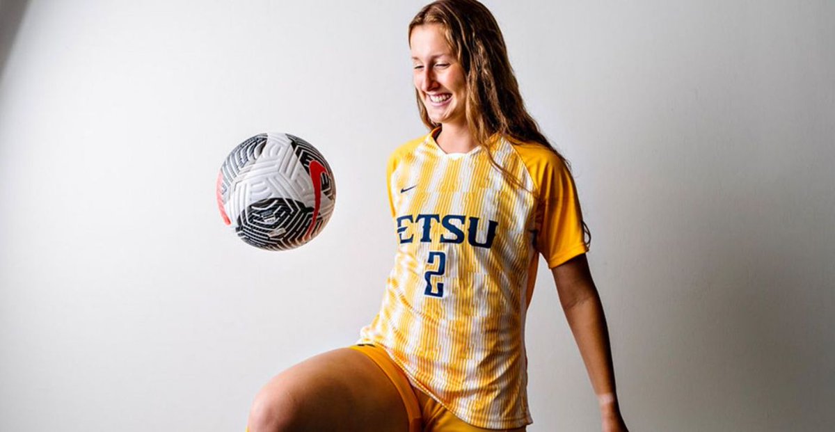 ETSUAthletics's tweet photo. Arnold header puts Bucs past Eagles https://t.co/WZga8FqE1p https://t.co/47SLWFvey1