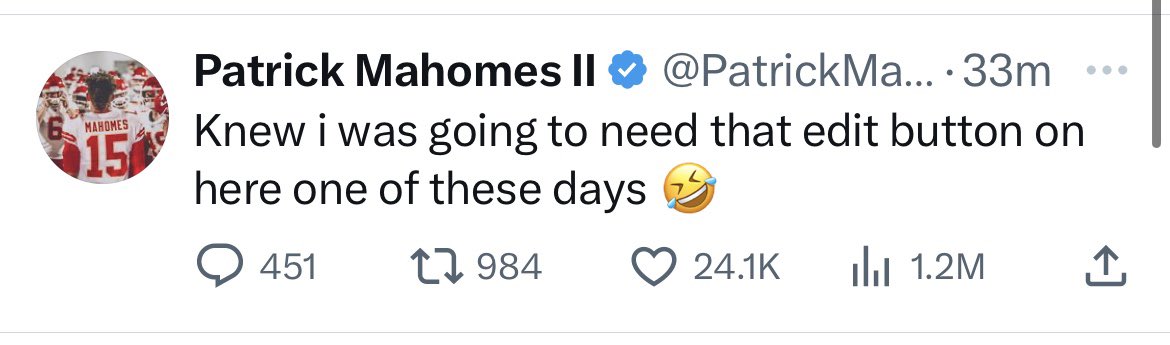 colbysharp's tweet photo. English teachers are going to be all over these @PatrickMahomes tweets. I can see the TPT worksheets coming. https://t.co/FZsP2SJ2Qr