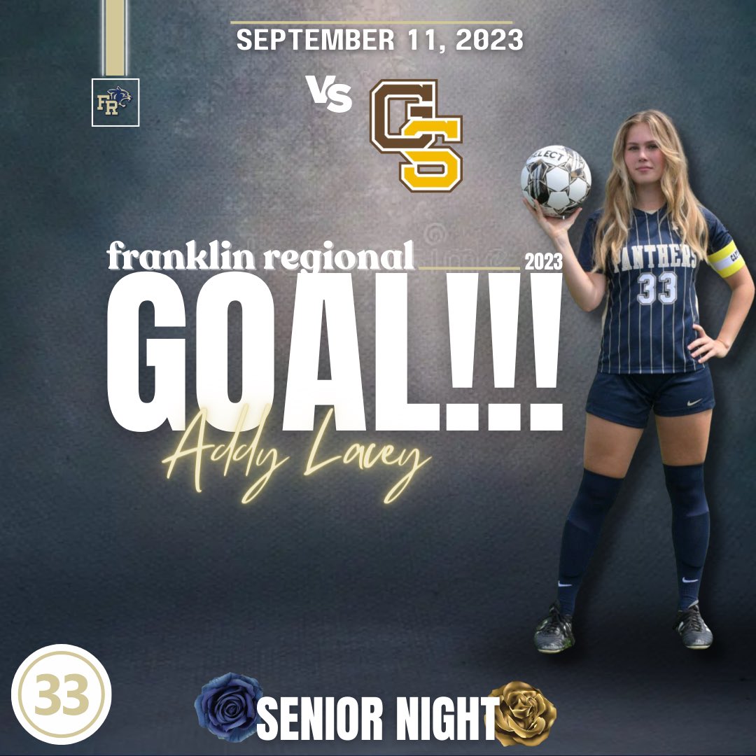 FRGirlsSoccer1's tweet photo. We are final on Senior Night in Murrysville, FR tops Greensburg Salem 2-0 on goals by Velasquez &amp; a late goal by Sr @addy_lacey.   assists by Eden Williams &amp; Abby Paterline.  @BillBeckner @WestmorelandSN @pghsoccernow @TribLiveHSSN @PGVarsityXtra @MoeRosensteel #WPIALSoccer https://t.co/ZGeouK18Y1