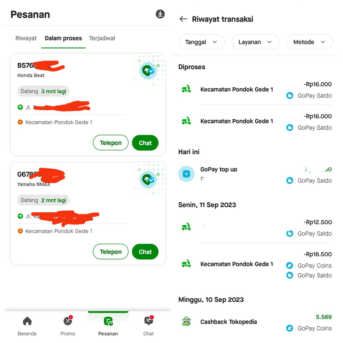 thisistrie's tweet photo. Hai @gojekindonesia ini layanan goride lg error? Saya pesan sampe 2 kali drivernya ga nongol2 jg, dicek pesanan dalam proses terus, tapi pantau pesanan ga bisa, batalkan pesanan juga ga bisa, tapi ini saldo GO-PAY udah dipotong loh, saya harus gimana? https://t.co/5eKxF7iKpx