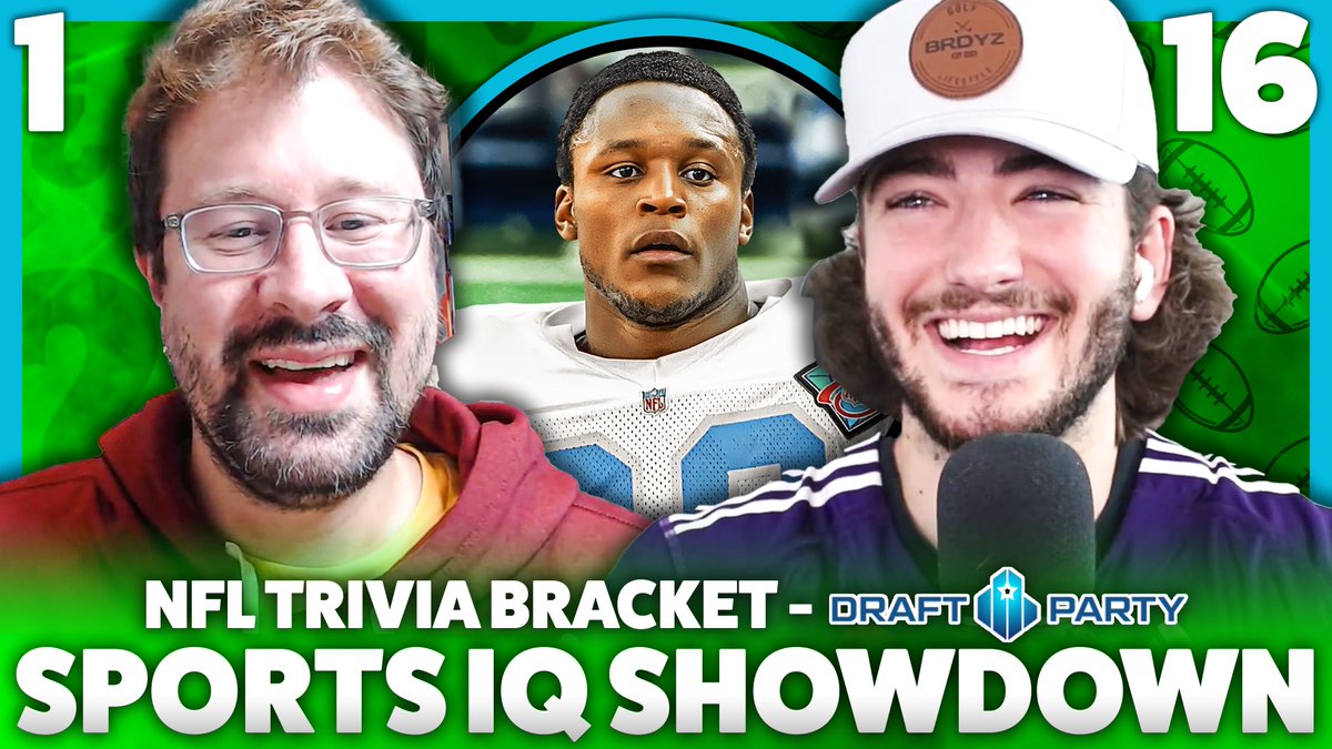 TheHammerHQ's tweet photo. IT'S TRIVIA TIME π¨
Will 16th seed @zackphill shock the world with a win over 1st seed @ericeager_ in this NFL trivia battle? π§
Find out now: https://t.co/YnqlUtHkTM https://t.co/W0K3tc6Rh5