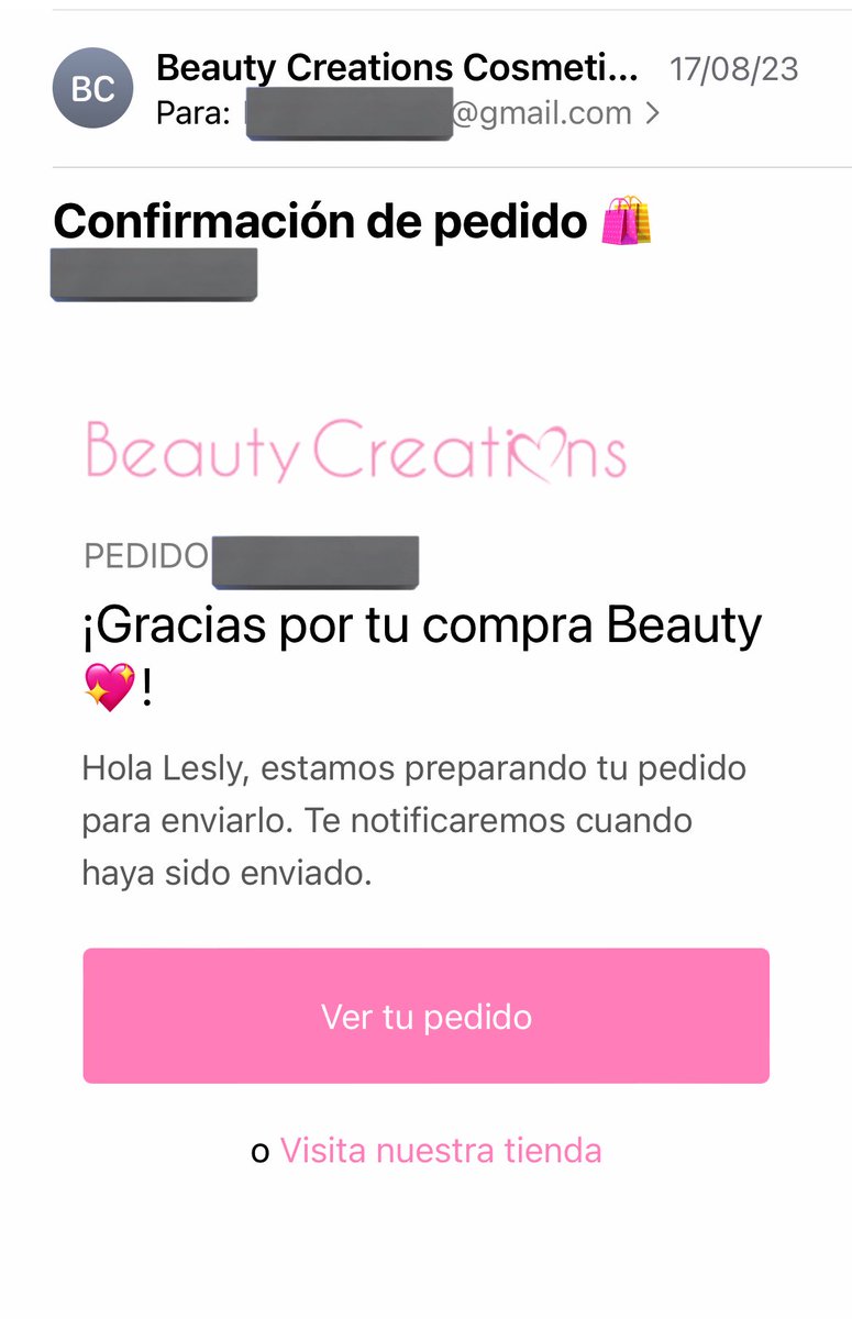 Hace 26 días que hice pedido de la nueva colección de #luistorres que lanzo con #beautyCreations 
Fue compra exitosa y pedido confirmado