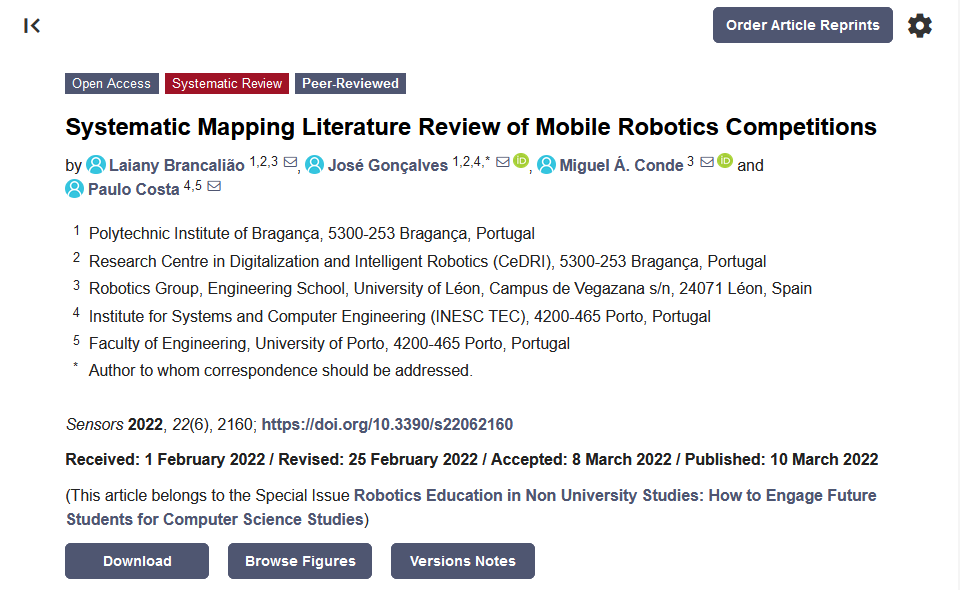 Sensors_MDPI's tweet image. #paperfromEBM
Systematic Mapping Literature Review of Mobile Robotics Competitions
mdpi.com/1424-8220/22/6…
#RoboticsCompetitions #Challenges #Evaluation #Benchmarking