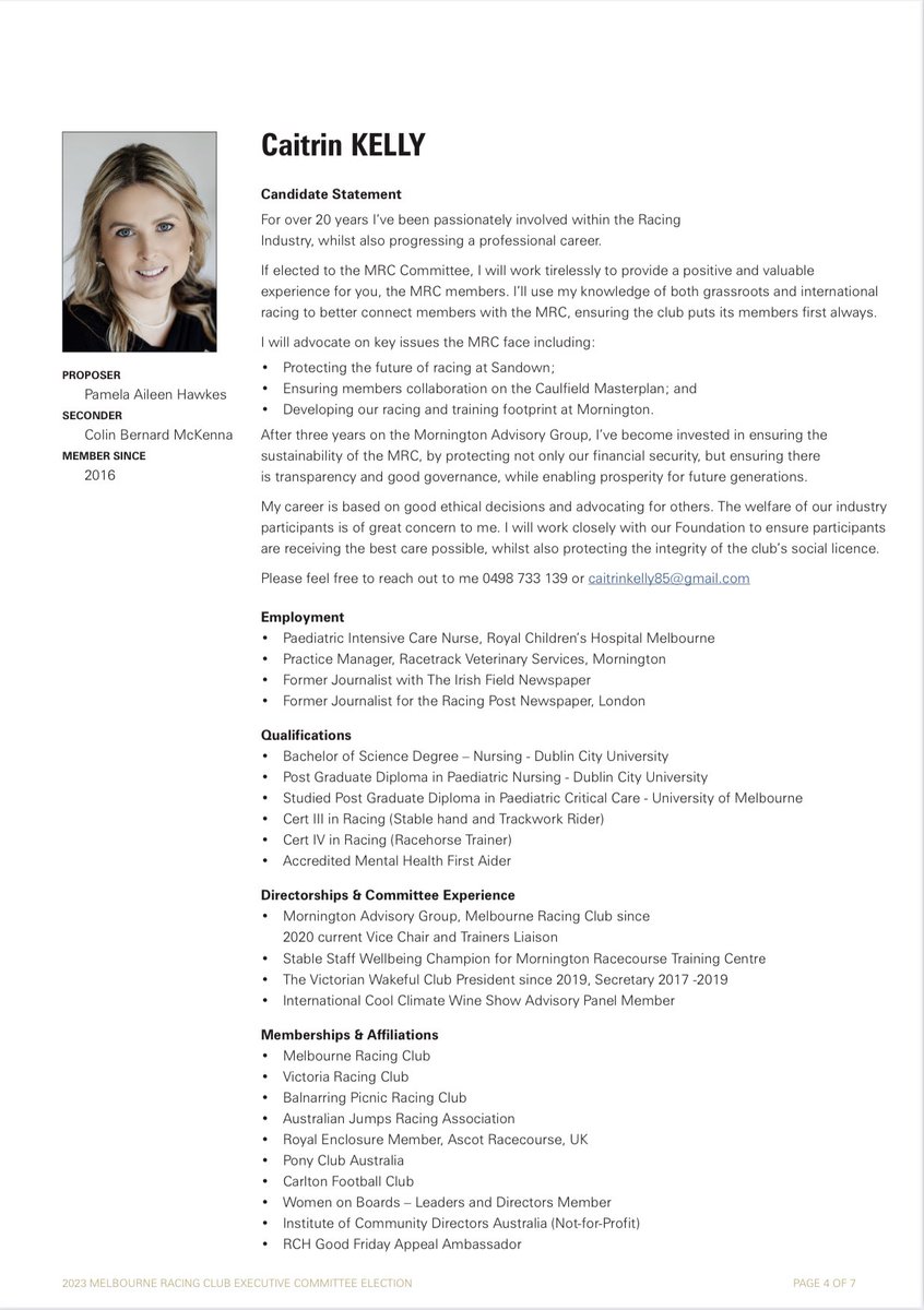 Epsom Lodge supports <a href="/CaitrinKelly/">Caitrin</a> in the MRC Executive Committee Election - voting open NOW!

Do you? #savesandown #mornington