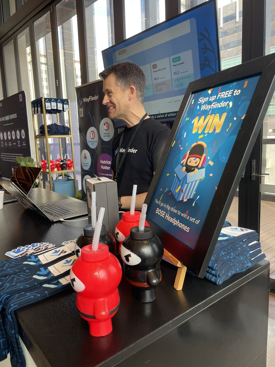 The Wayfinder team at <a href="/mechanicalrock_/">Mechanical Rock</a> are looking forward to meeting everyone at #YOWPerth23! Don’t forget to put your name down for their Bose headphone giveaway - the winner is drawn at afternoon tea today.