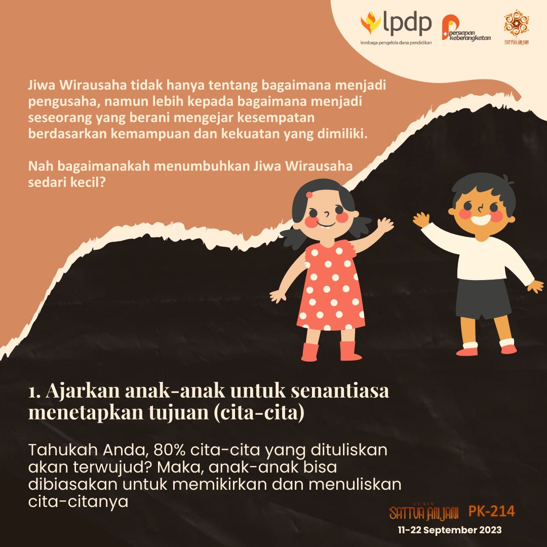 #DiriUntukNegeri #SDMUnggulIndonesiaMaju #AkuPastiMengabdi #PK214LPDP #SattvaAnjani <a href="/LPDP_RI/">#DiriUntukNegeri</a> 🇮🇩
