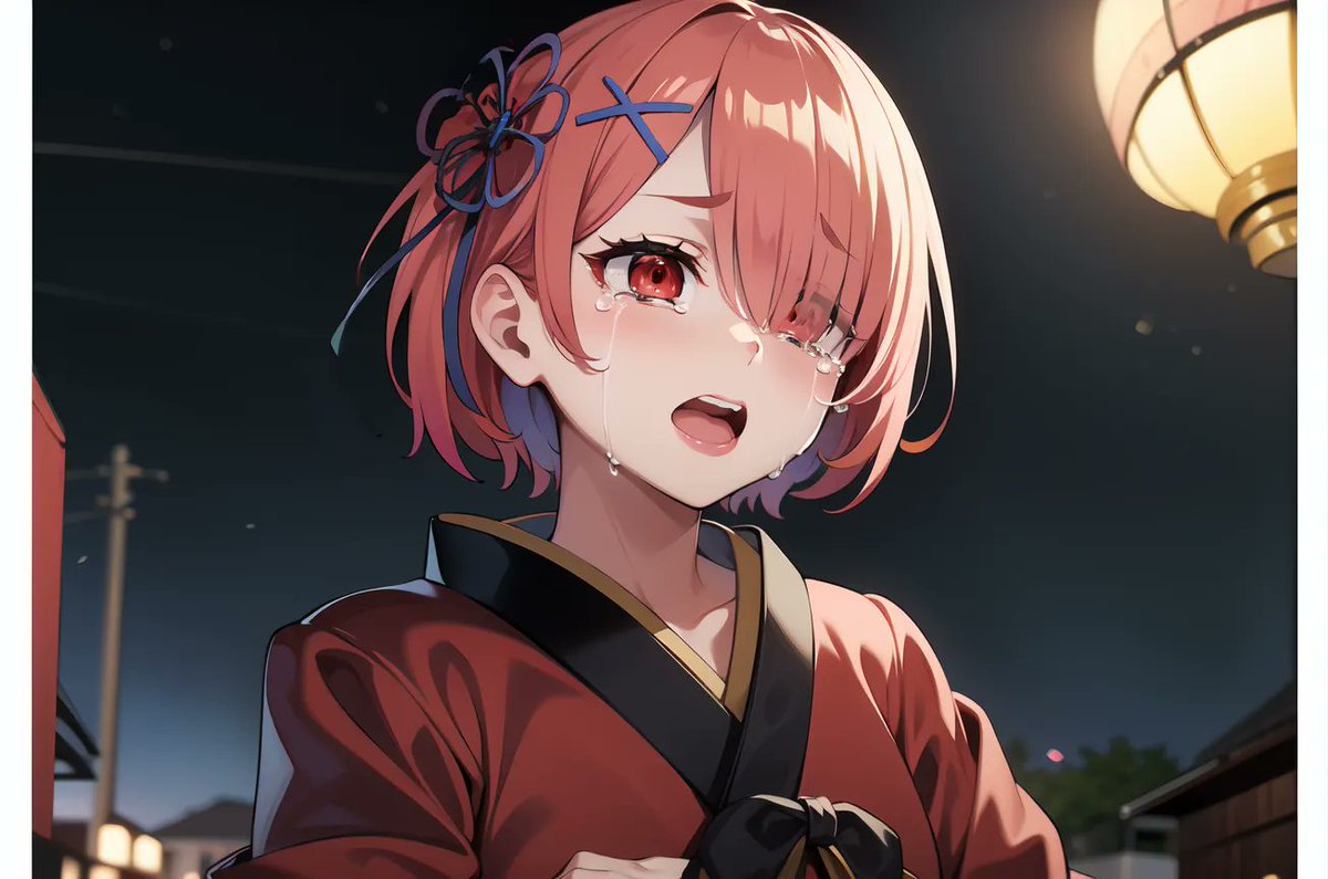 AIwizard183's tweet photo. 與和服拉姆一起在祭典上吃吃喝喝 
Eat and drink at a festival with kimono Ram 
(16/20) https://t.co/3f4oleilqr