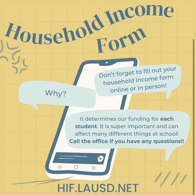 EagleRockElem's tweet photo. Complete the HIF online of on paper. We want 100% for our school by the end of September. 
https://t.co/NRHQTSVNOj https://t.co/RS08qZVxf2