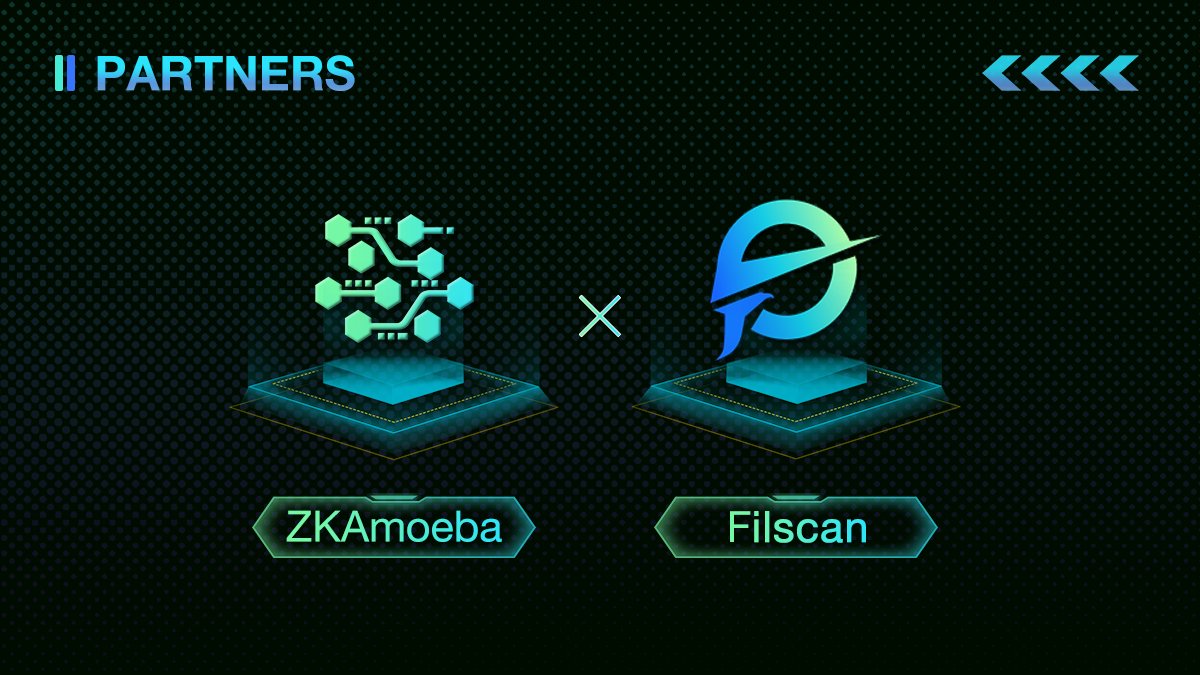 FilscanOfficial's tweet photo. 🥳We are thrilled to introduce our new partner @ZKAmoeba 🎉
#ZKAmoeba is the first ever zkRollup layer2 solution based on #Filecoin!🚀
Lets work together and contribute to Filecoin ecosystem! 🌏🛠️
 @protocollabs @Filecoin @FilecoinTLDR https://t.co/wKnS3sUEMX