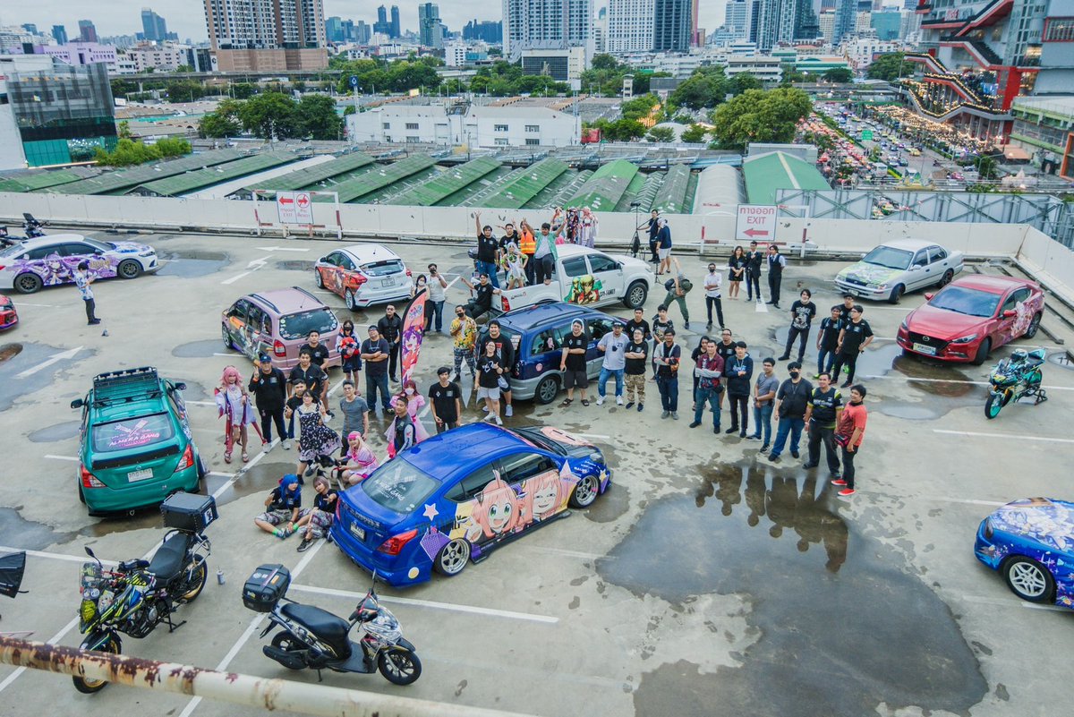 AVCitashaclubTH's tweet photo. Itasha Club Thailand member in #Maruya37  #itasha #itashaclubthailand https://t.co/e33KhvAh9i