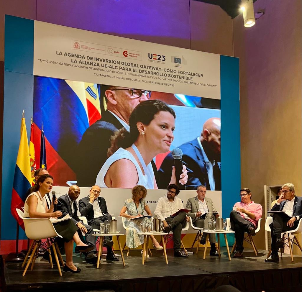 In our panel, "The Global Gateway Investment Agenda and Beyond: Strengthening the EU-LAC Partnership for Sustainable Development," we explored ways to enhance the allocation of resources in LAC. Together, our impact has the potential to be greater than the sum of the parts.