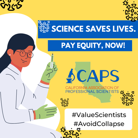 #CAStateScientists implement the @CAGovernor ‘s programs. It’s past time for these public servants to get the #PayEquity they deserve. #ValueScientists #EqualPayCA #AvoidCollapse @capsscientists @CalHR_gov @GavinNewsom @JenSiebelNewsom