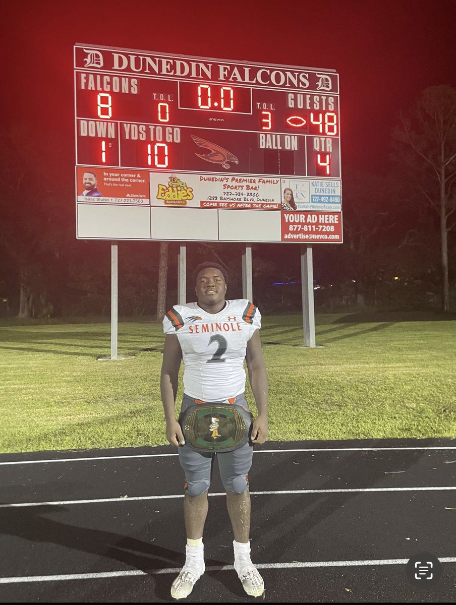 Week 3 Top Players
Letarrian Jones, Seminole
13 tackles
5 car, 55yds, 1 TD

Nathan Carter, Osceola
22 Car, 200 yards 1 Td

Emarian Triplett, PPARK 
21 car, 128 yds 1 TD
