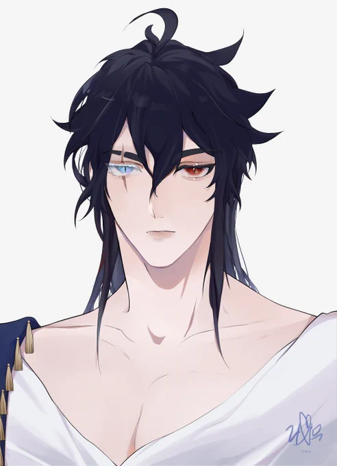 drew one of my ocs, ezekiel!!#oc 