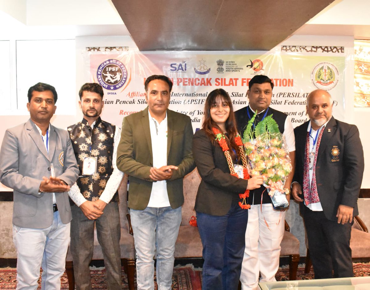 Silatindia's tweet photo. Congratulations to newly elected board of Indian Pencak Silat Federation. https://t.co/8nUIpllNg8