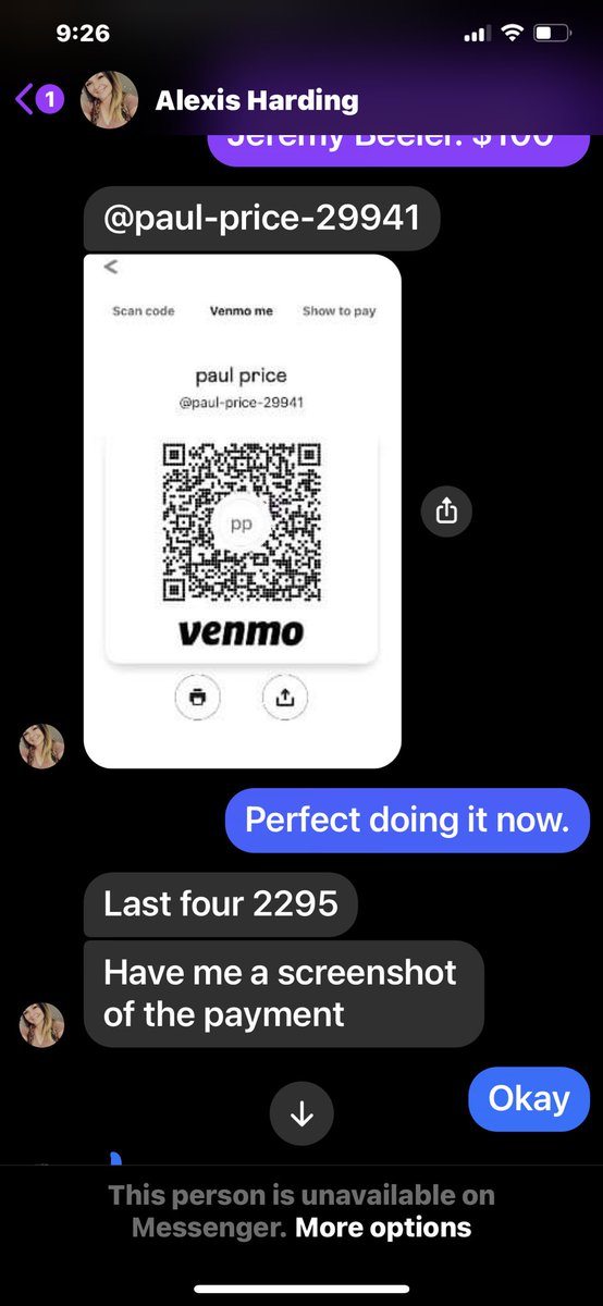 acrin007's tweet photo. @facebook this person stole my money. https://t.co/PaC5i5yV8F
