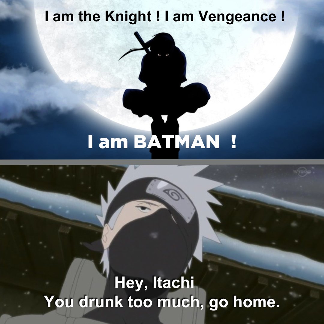 In another Naruto Multiverse ✨️

I am #BATMAN🦇

#NARUTOMEMES #AnimeMemes