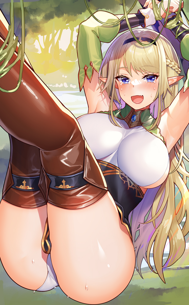 「森と調和し、森の風景に溶け込んだエルフ 」|黄ばんだごはん＠お仕事募集中のイラスト