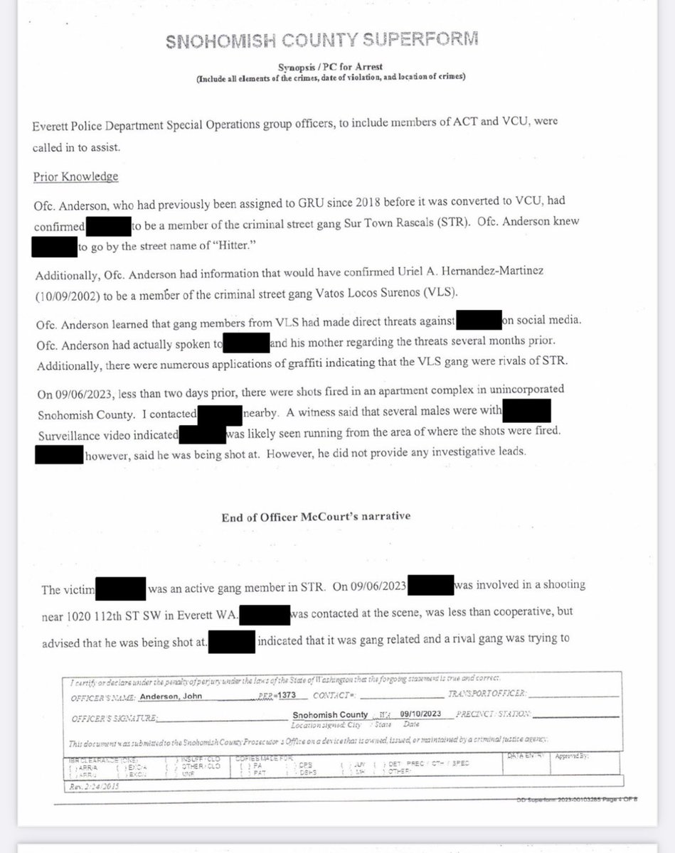 WAStateHomicide's tweet photo. Photo of Everett murder suspect Uriel Hernandez Martínez and the Everett police report. https://t.co/UdSl64GAxe