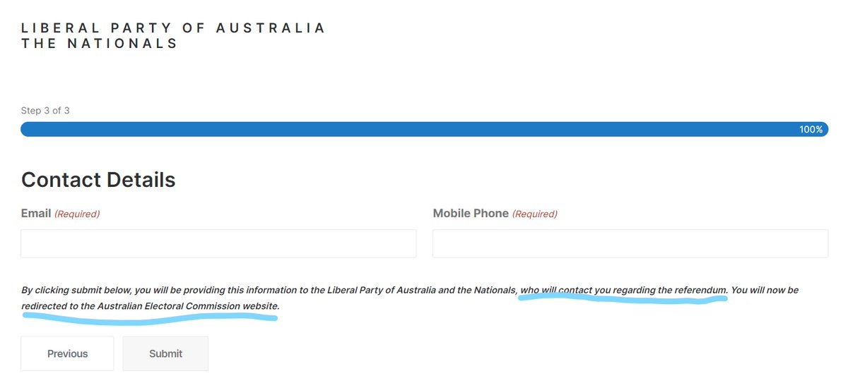 tccack's tweet photo. Hey there @AusElectoralCom . I got an email from the Lib/Nats offering to help me out with a postal vote. I played the game for fun. Is it OK to have me think I'm getting a postal application done, when in fact I'm handing them a "please contact me" and then redirecting to AEC? https://t.co/Om6lXFDVFY