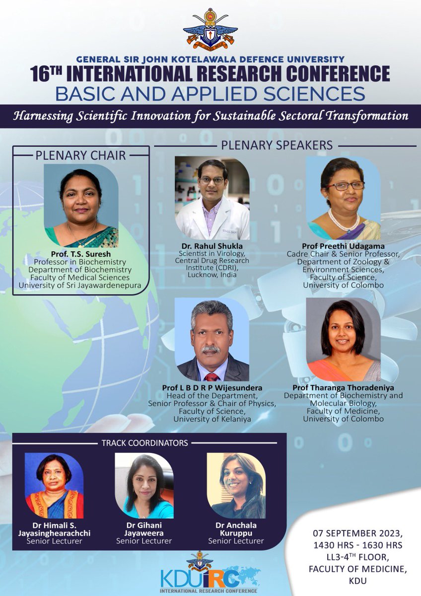 Rahulshukla2902's tweet photo. It was my pleasure to deliver Talk on Dengue vaccine development and it’s challenges @KDU, Sri Lanka!! https://t.co/WoPeFvuWJs