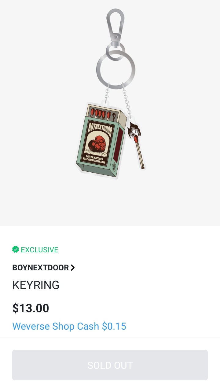 BOYNEXTDOOR】KEYRING