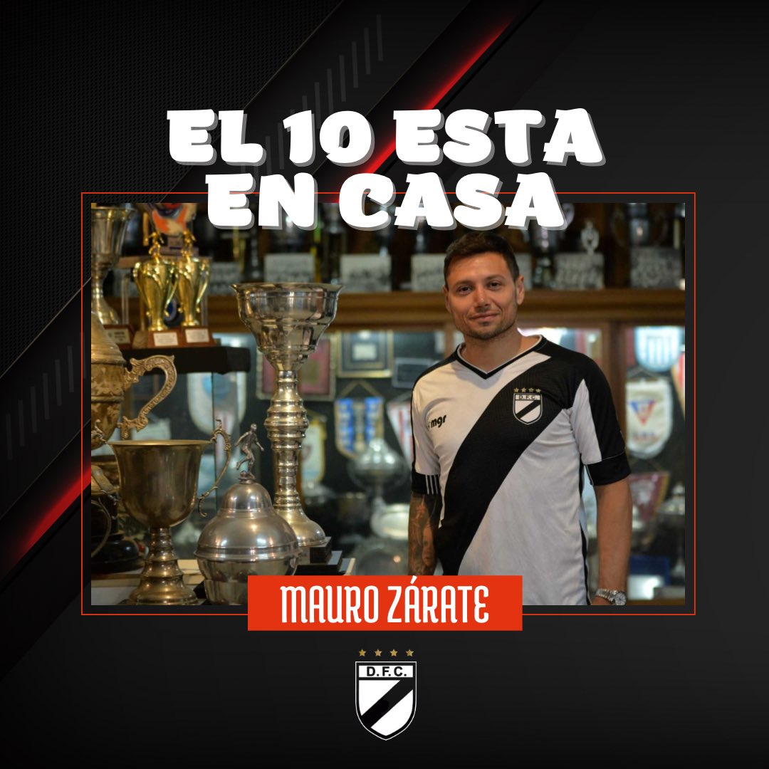 Les dejamos esta postal de  Mauro Zárate en la sede! 
Cada vez falta menos para ver al 10 en <a href="/DanubioFC/">Danubio Fútbol Club</a> . 🙌🏻⚽️
.
.
.
#volveralasraices 
#almadelacurva 
#elbarrioysuhinchada