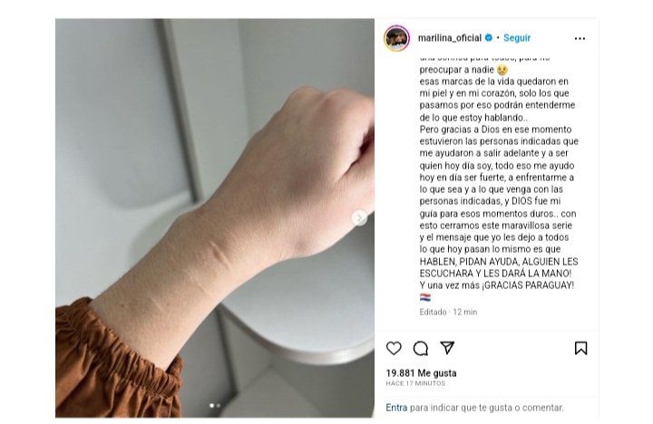 ivan_gomezg's tweet photo. ❤️ El importante mensaje de Marilina tras finalizar su serie.

En el Mes de la Prevención del Suicidio. 🎗️

#Marilina #Marilunes https://t.co/TyOQVsaEDg
