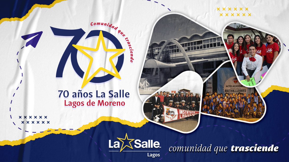 70 años 🥳🎉
🔵⚪🔴

 #SomosLaSalle #ComunidadQueTrasciende