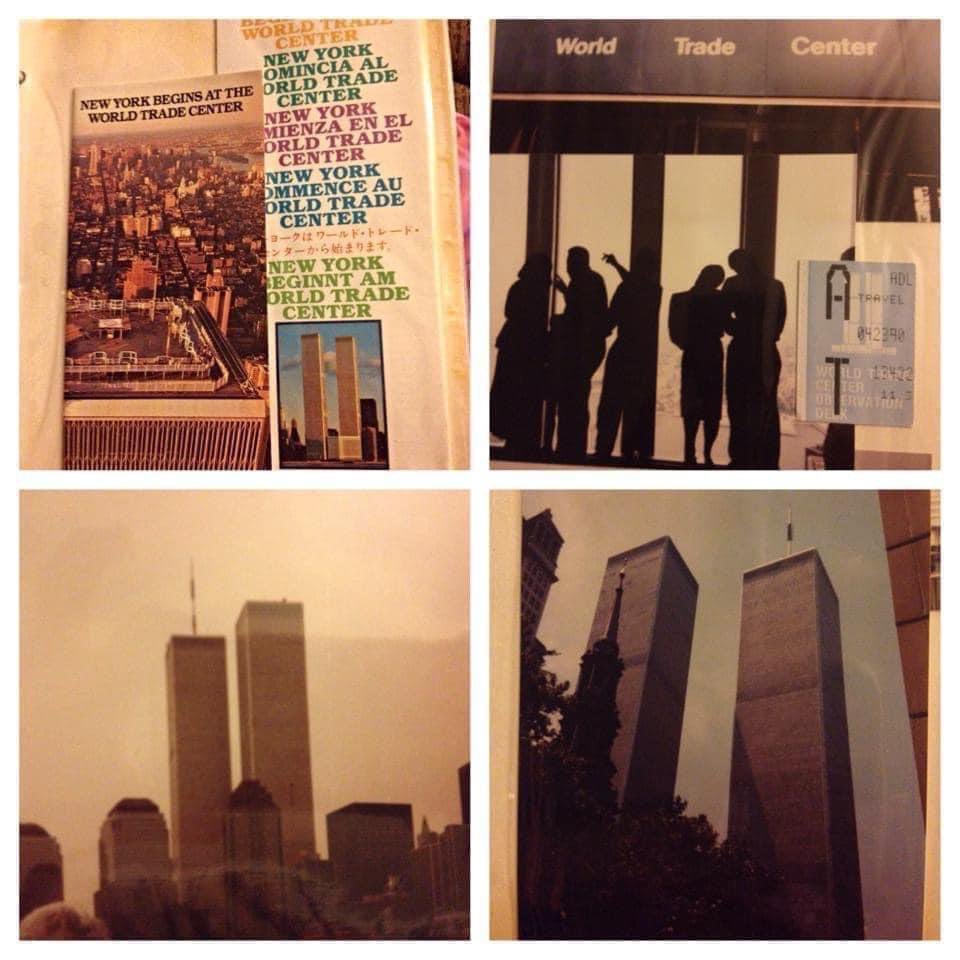 jennlynn70's tweet photo. Remembering visiting the WTC in 1990. I was @ CCPS on 9/11/01, collected attendance reports, returned to the office &amp; we were all in shock!  We reviewed safety plans, struggled to go about regular routines but did so to shield our babies from the horrors of the outside world! https://t.co/OjSpTl5P1j
