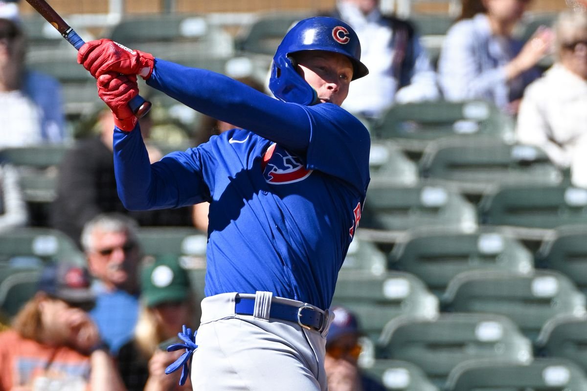 ProspectJP's tweet image. CHCがピート・クロウ＝アームストロング（OF）をコールアップ。21年にハビアー・バエズのトレードで加入。20年ドラフト1順、高校時からディフェンスとベースランニングに高評価。オフェンスもマイナーでOPS.892と楽々クリア。23年は2A-3Aで20ホーマー &amp;amp; 37SBとダイナミックなパフォーマンス。 #mlbjp