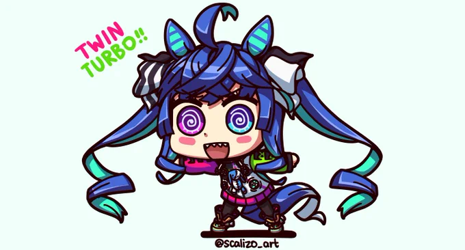 #みんなでデフォルメ絵をあげて幸せな気分になろう #ウマ娘 