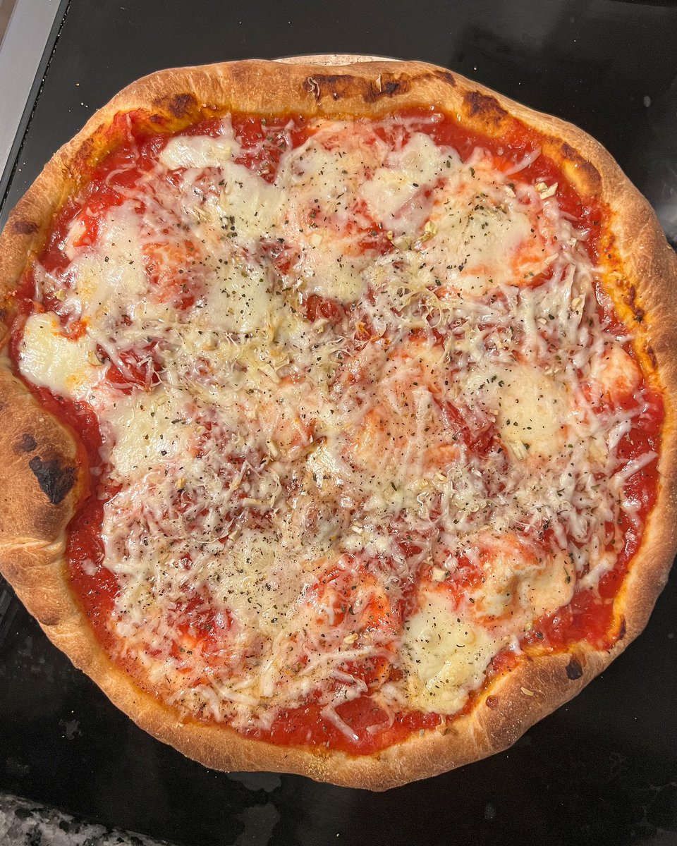 Pizza from start to finish 🍕

Pizza dough with @kingarthurflour
Mixed cheeses from <a href="/belgioiosoinc/">BelGioioso Cheese</a>
Crushed tomatoes from <a href="/PasteneUSA/">Pastene</a>
Garicolo from <a href="/ColavitaUSA/">colavitausa</a>

#pizza #italianfood
