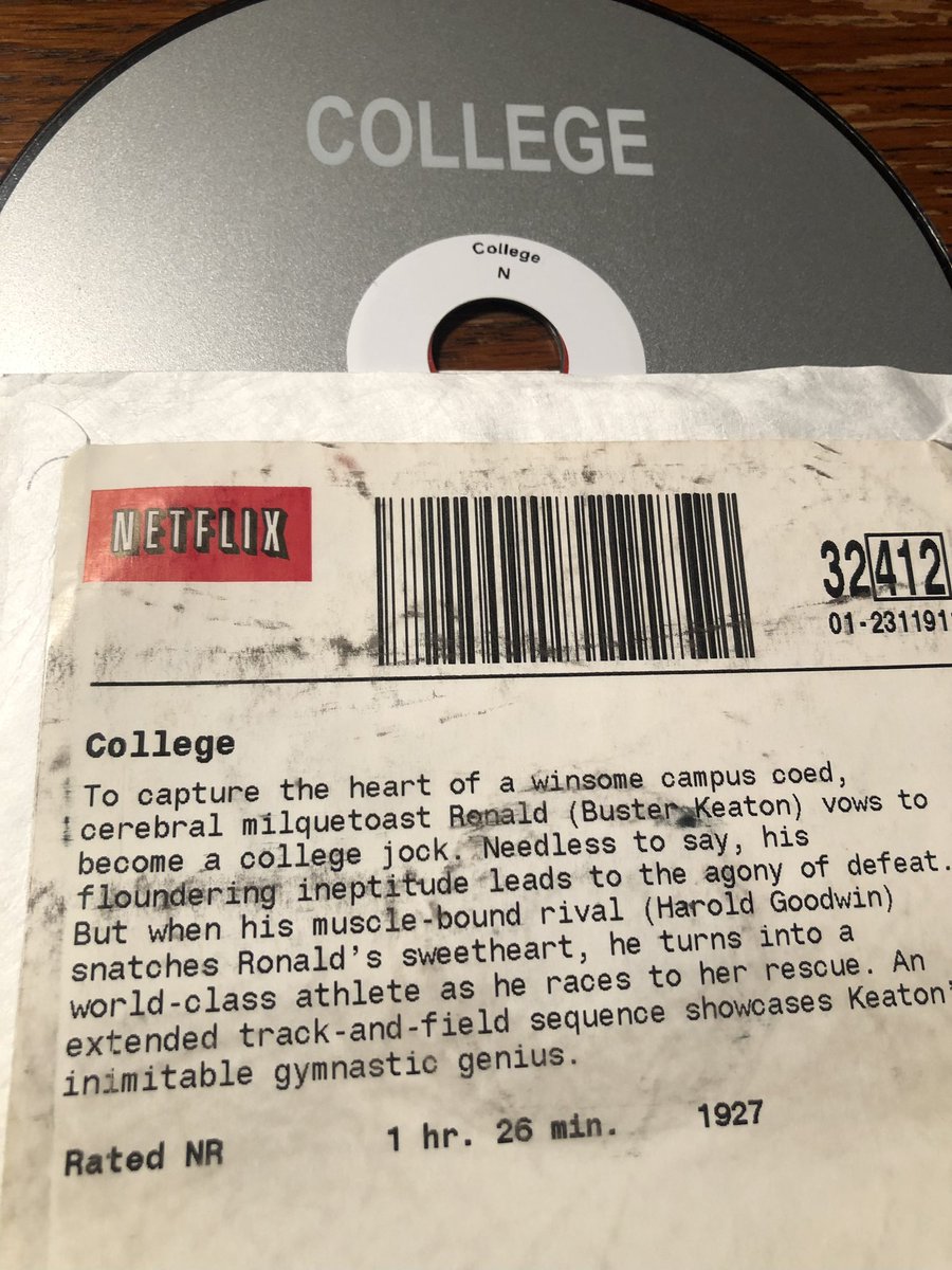 missouri_gal's tweet image. Buster Keaton goes to College! #getthroughmyqueue @dvdnetflix #busterkeaton