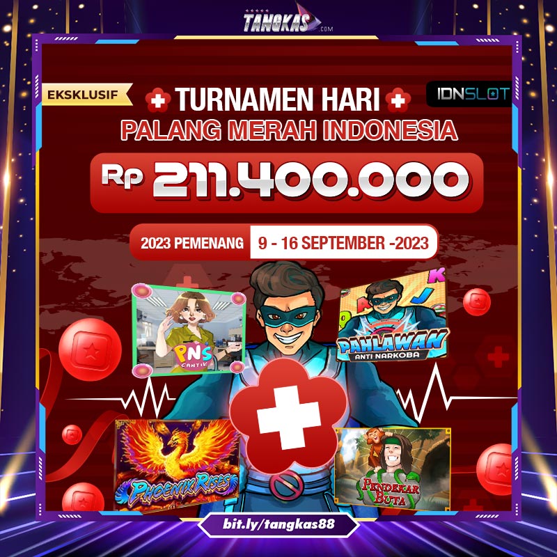 MegatangkasOfc's tweet photo. Kita Peduli, Kita Berbagi, Rayakan Hari Palang Merah Indonesia bersama TANGKAS 🩸🏥

Mainkan sekarang juga Turnamen Palang Merah Indonesia spesial dari IDNSLOT yang pastinya ekslusif hanya di TANGKAS . 

#TANGKAS #idnslot #haripalangmerah #ayodonordarah #jackpot #maxwin #rtpslot https://t.co/h2CcIEt02x