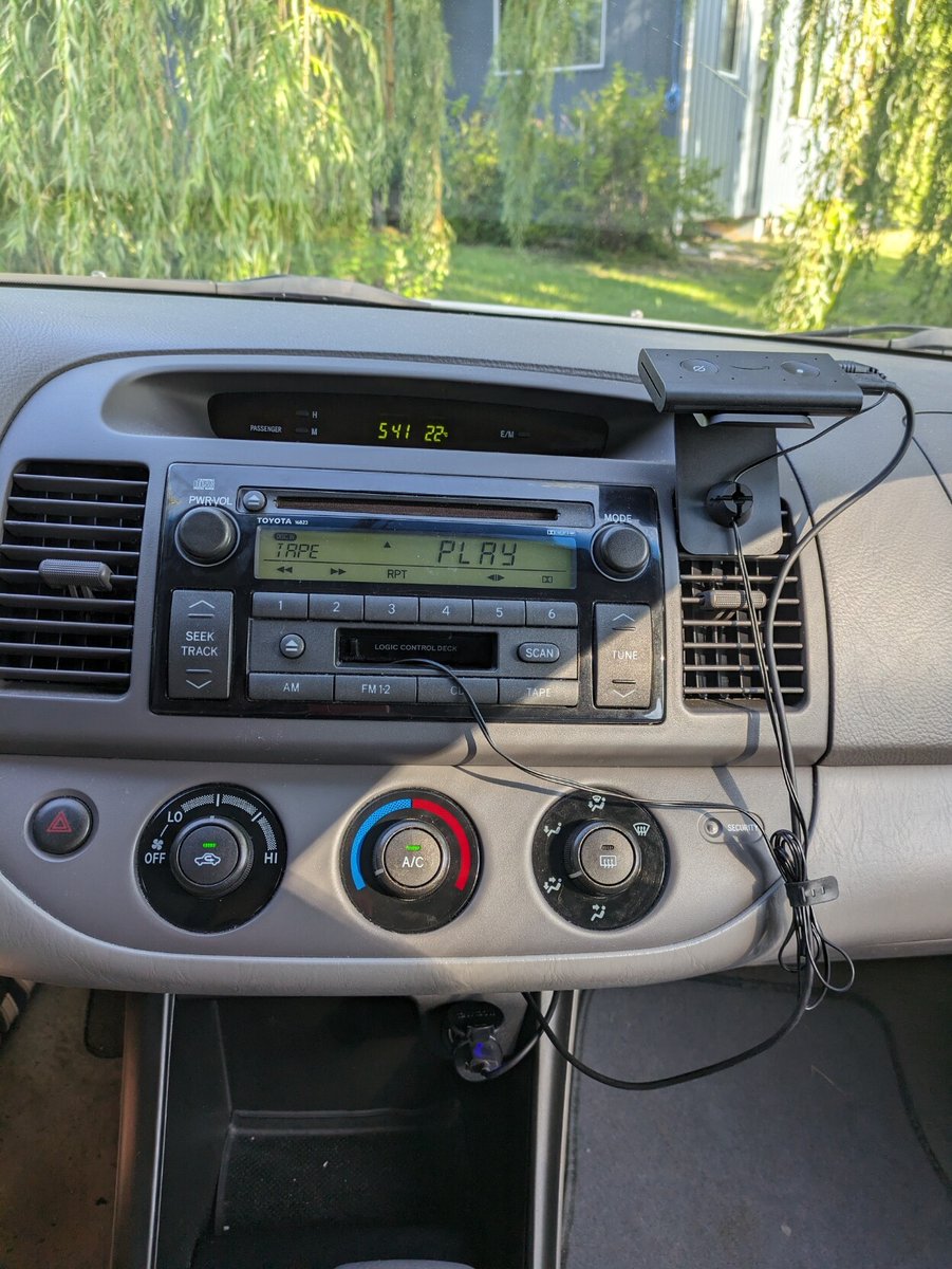 Technology is beautiful. 
Tape Deck -> Aux -> Bluetooth

Works better than I expected!