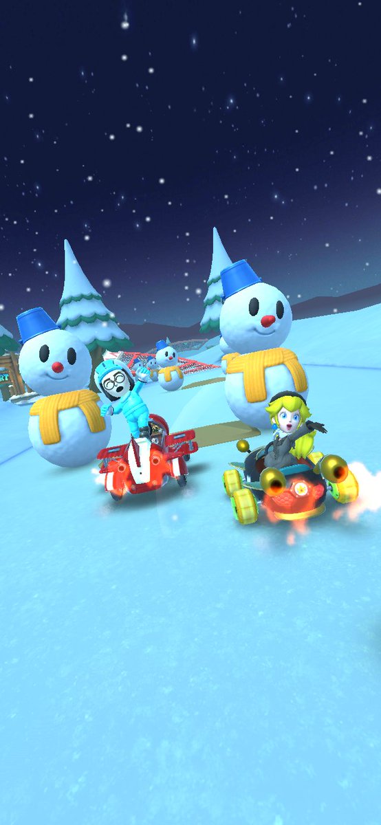 AlvinSa50495218's tweet photo. Penguin Luigi, Mario Santa and Peach Wintertime on the N64 Frappe Snowland 

#MKTPerfectShot #luigi #penguinluigi #mario #santamario #peach #princesspeach #supermario #supermariobros #mariobros #smb #mariokart #mariokarttour #mkt #nintendo https://t.co/Kp4CwJnXUx