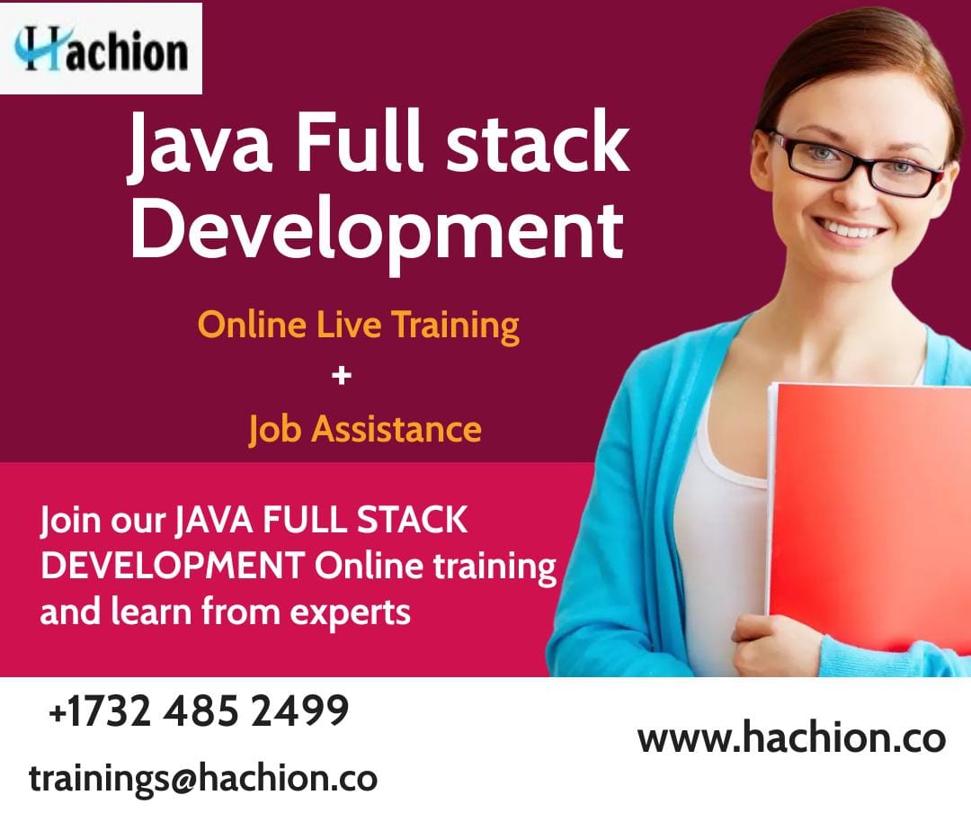 PuspanjaliHach's tweet image. Java Full stack developer is the in-demand for the Software IT Industry.
🤳Enroll Here:
forms.gle/n2UjMsQ1U8QqBp…
Contact info:
Call: +1 732-485-2499
Email: training@hachion.co | WhatsApp: wa.me/17324852499
#javafullstackdevelopment #javafullstackonlinetraining