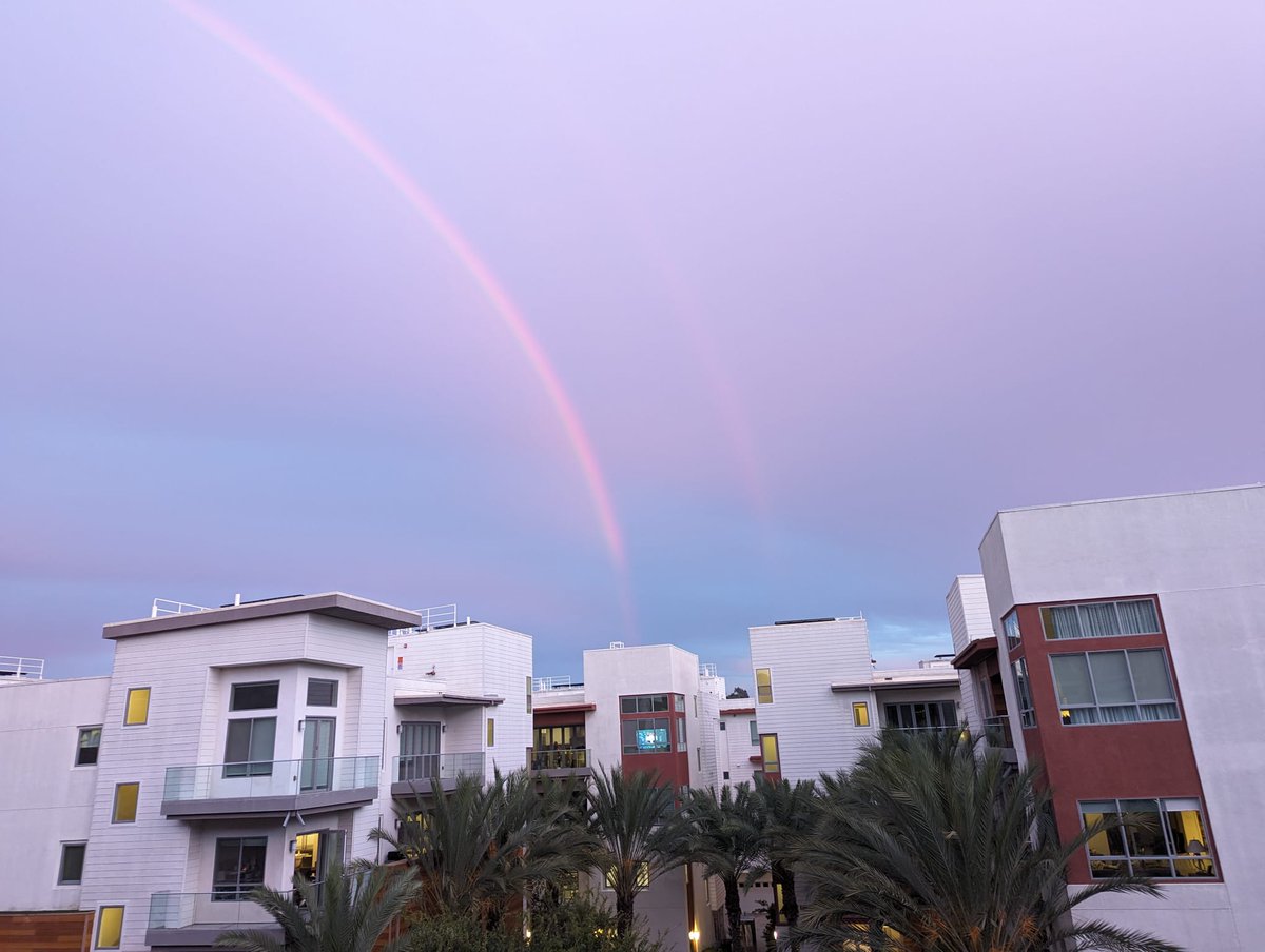 Doble Rainbow today in Playavista!