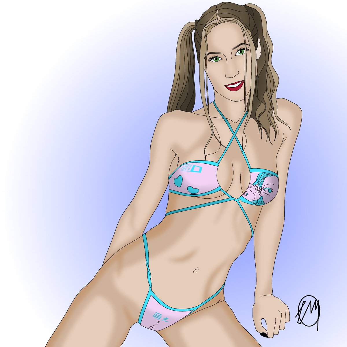 Just my beautiful friend <a href="/Tsunade_V_/">TsunadeV</a> looking incredible.
#beautifulgirl #illustration