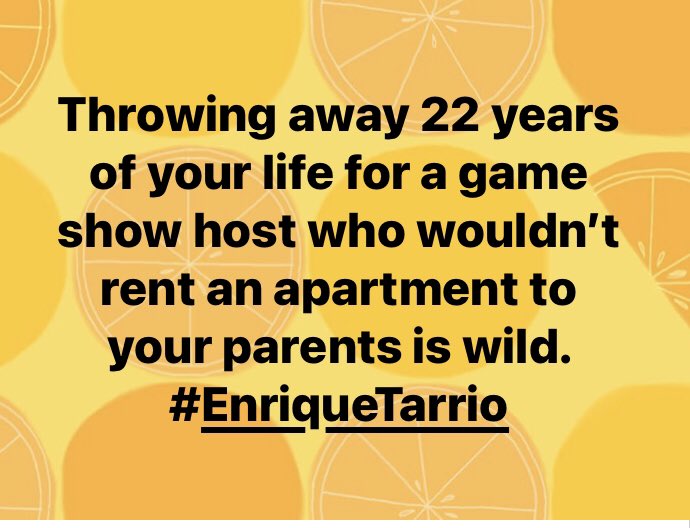 #EnriqueTarrio they wouldn’t let him or us into Mar-o-Lago neither