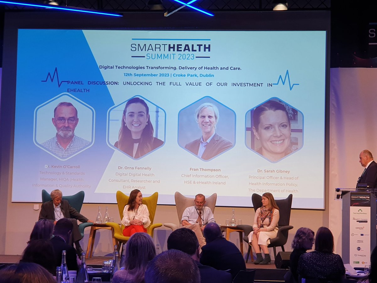 Dr. Orla Fennelly 'you need good data quality and to achieve this you need everyone collecting data in the same format' #standardisation #scan4safety #gs1standards #patientsafety #uniqueid #SmartHealthSummit2023