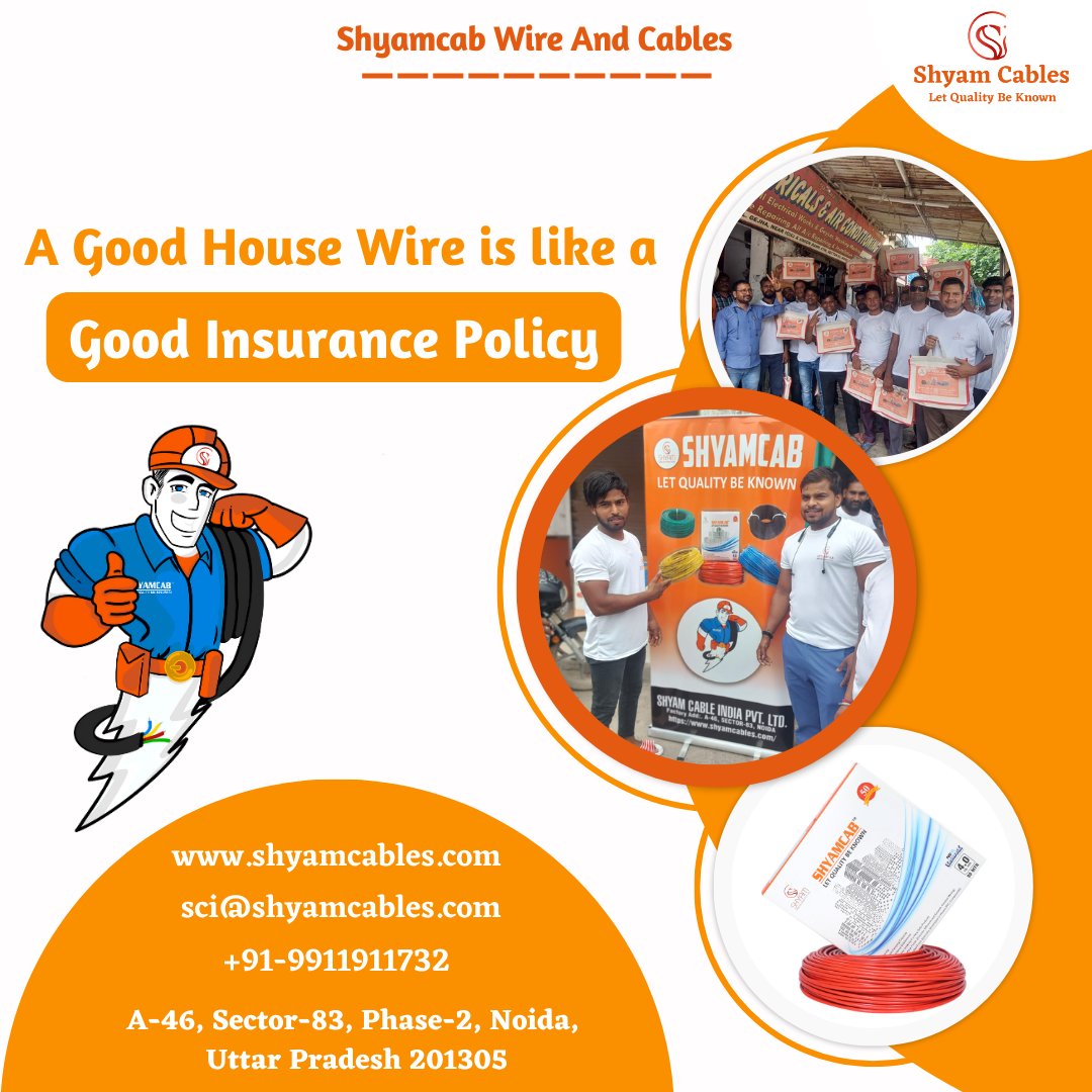 A Good House Wire is like a Good Insurance Policy.
#shyamcablesindia #wiremanufacturerindia #cablemanufacturing #cablemanufacturer #wiremanufacturer #shyamcables #housewire #Electrical #electrician #Electricalwire #construction #constructionindustry #constructionwire