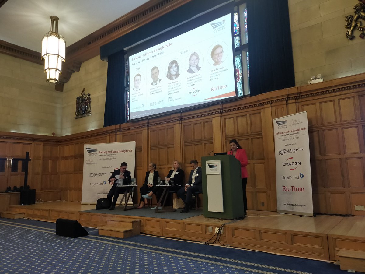 Great debate on resilience through trade at <a href="/ukshipping/">UK Chamber of Shipping</a> event