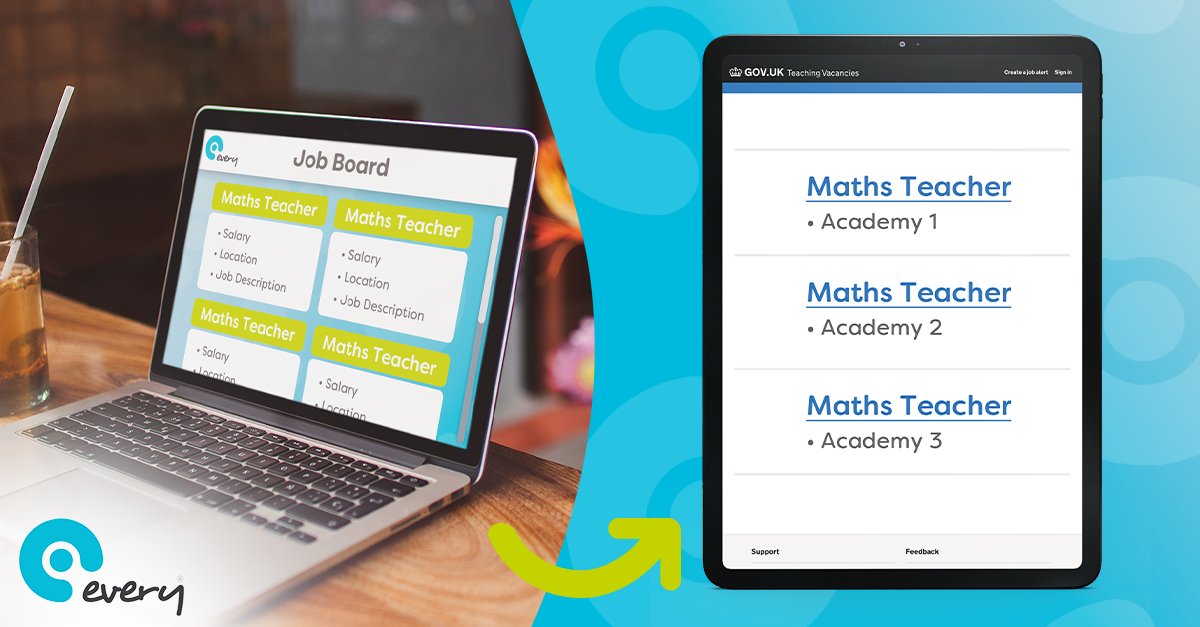 weareevery's tweet image. Calling all #EveryHR users – your recruitment process is about to get a whole lot better!

Our latest addition to our #Recruitment &amp;amp; #ATS module is a seamless integration of job adverts to the #DfE’s job board. 🙌

Get in touch to learn more 👉 weareevery.com/contact-us/?ut…