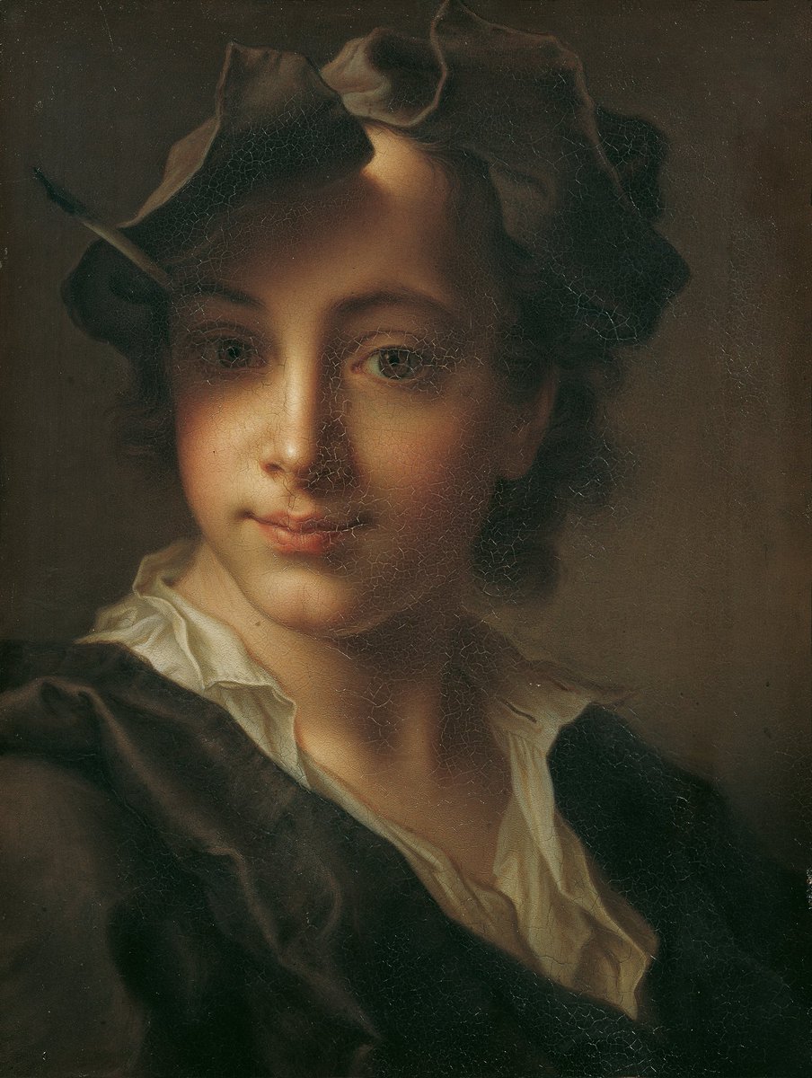 'Portrait of a Boy' {Circa 1749} By ~ Christian Seybold