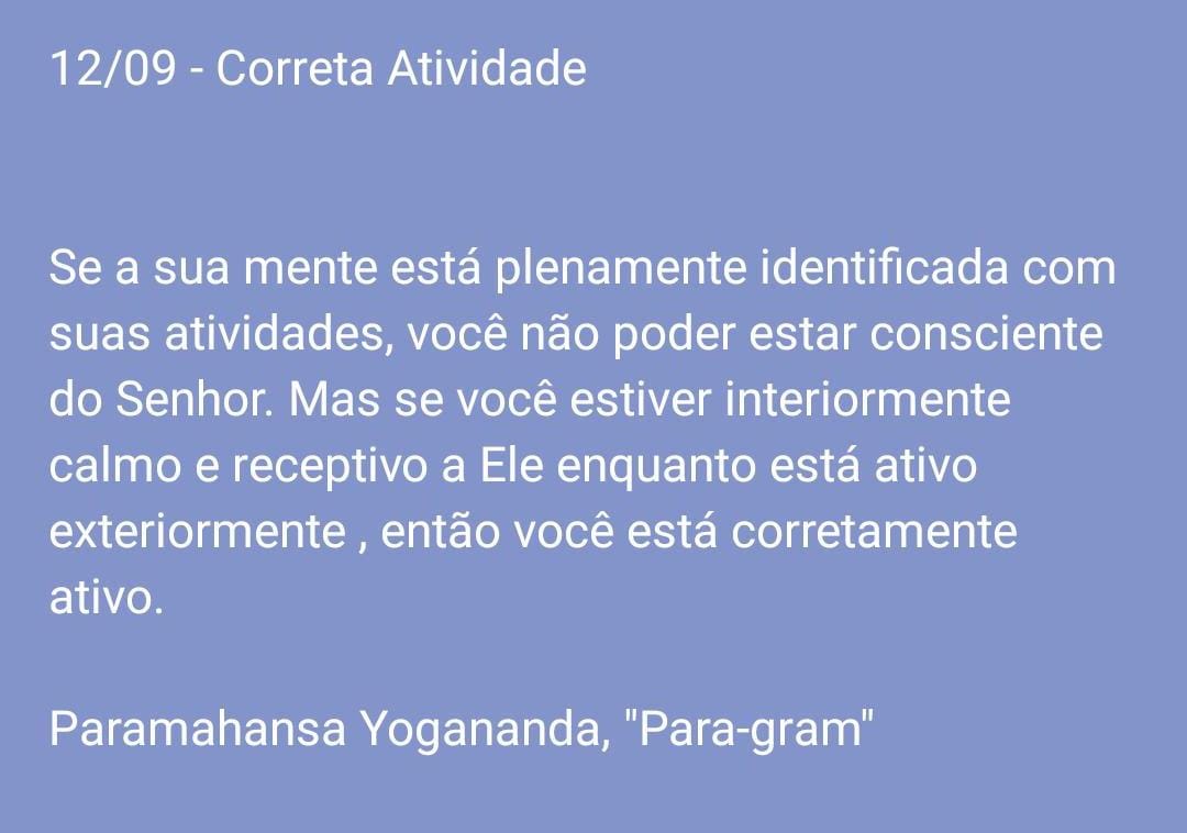Meditando na sabedoria de Paramahansa Yogananda (@meditacaovp) on Twitter photo 