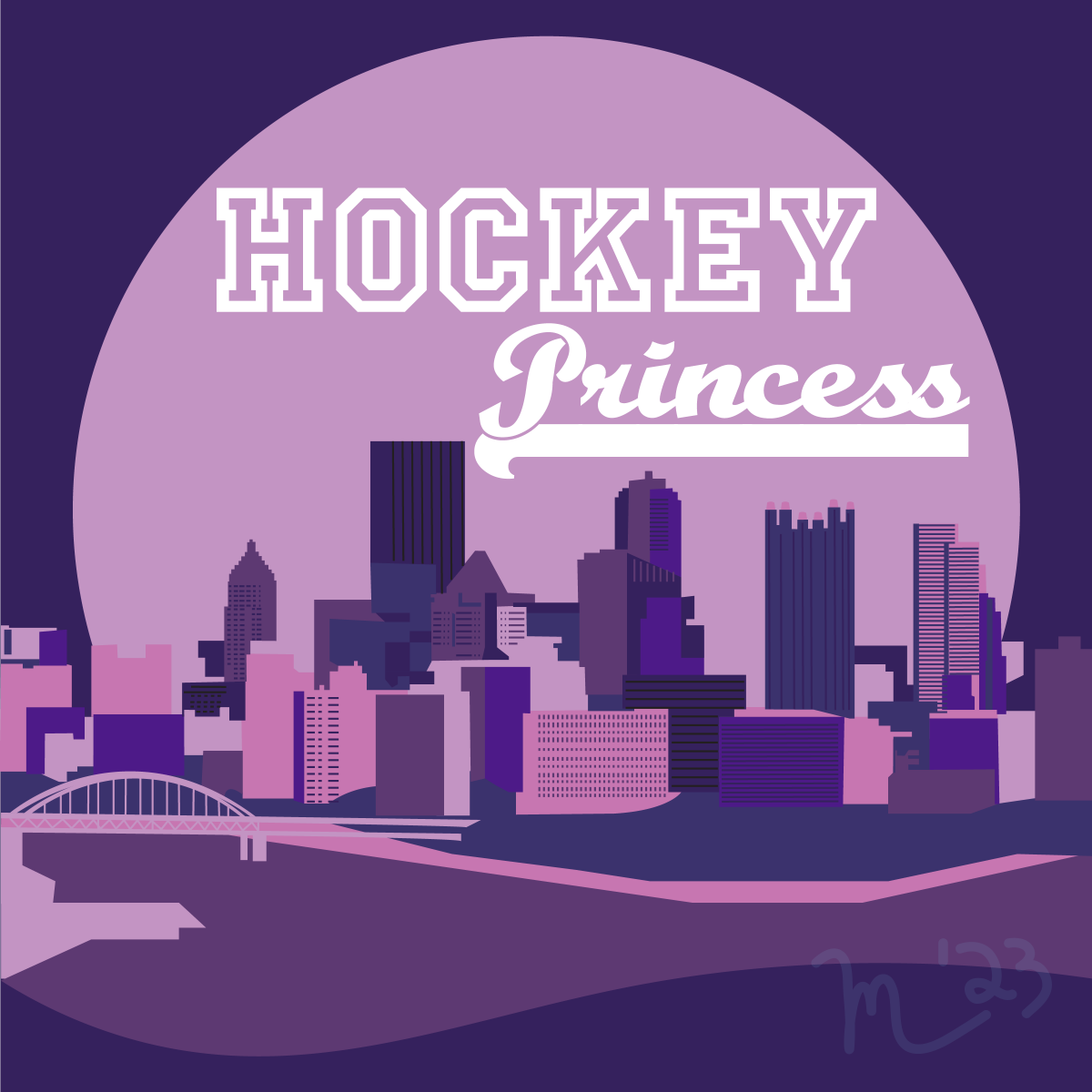 murpthart's tweet photo. Have you read Hockey Princess yet?! Are you hooked? Do you want MORE?! Angela Cotey, the author of Hockey Princess, and I collaborated on some designs that you can purchase starting October 1st on redbubble! Here is one of our favorites. #HockeyPrincess https://t.co/iQKY10RrPl