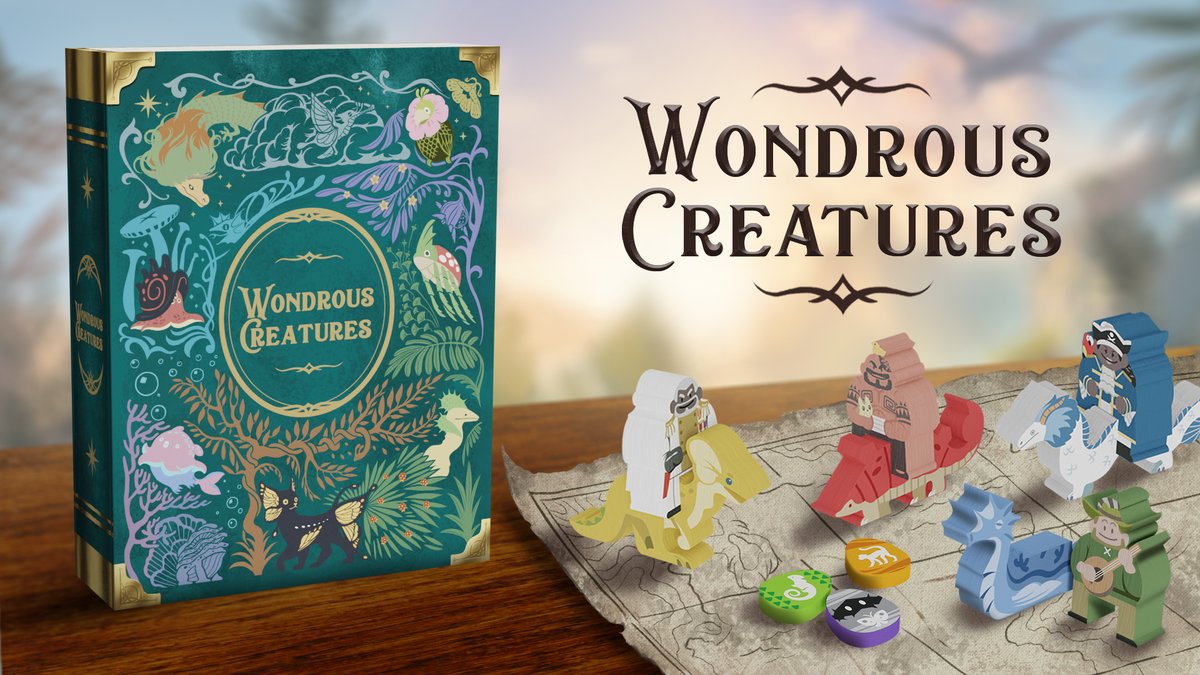 We’d like to officially announce our newest board game “Wondrous Creatures”. Head over to our Kickstarter Pre-Launch Page and click the “Notify me on Launch” button so you don’t miss out on our Campaign. kickstarter.com/projects/badco… #boardgame, #boardgames, #tabletopgames, #badcomet